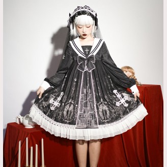 Ode To The Cross Lolita Style Dress OP by B.Dolly (BDL05)